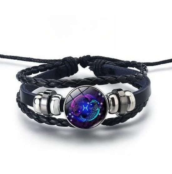 12 Constellations lumineux bracelet