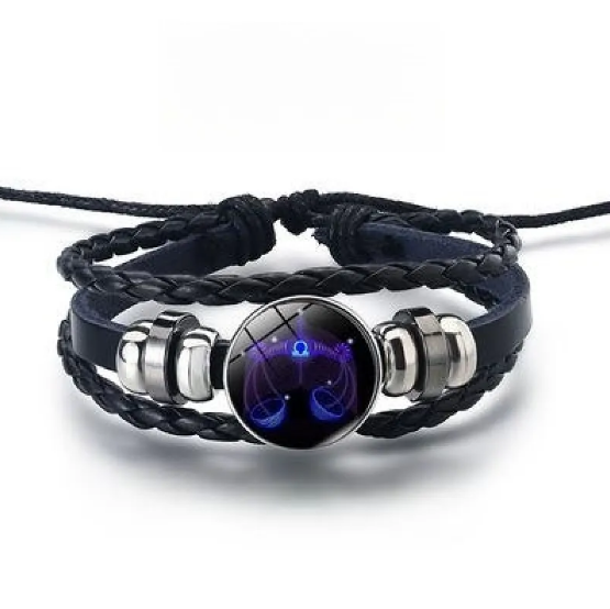 12 Constellations lumineux bracelet