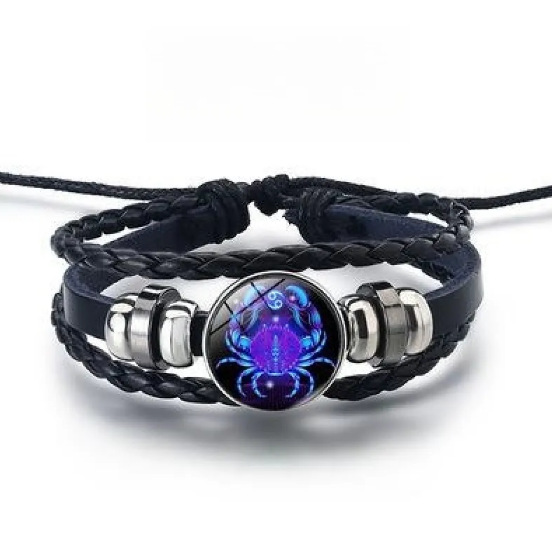 12 Constellations lumineux bracelet