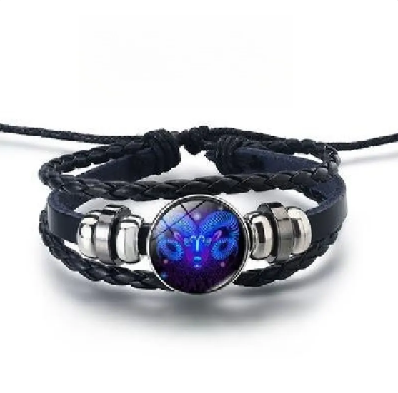 12 Constellations lumineux bracelet
