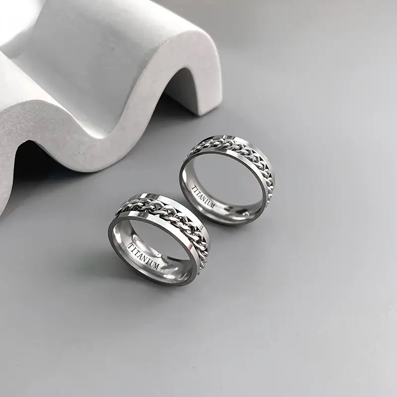 8 mm Fashionable bague pour Men